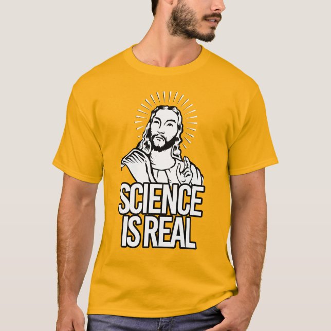WISSENSCHAFT IST WIRKLICH - Jesus T-Shirt (Vorderseite)