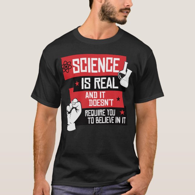 WISSENSCHAFT IST WIRKLICH T-Shirt (Vorderseite)