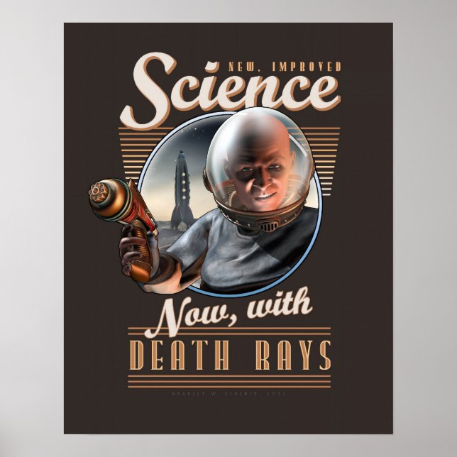 WISSENSCHAFT: Jetzt, mit Todesschwingen! Poster (1 (Vorne)