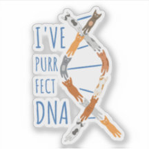 Wissenschaft Katze DNA-Helix Ich habe perfekte DNA