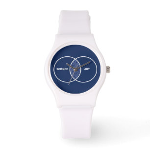 Wissenschaft/Kunst Venn Diagramm Armbanduhr