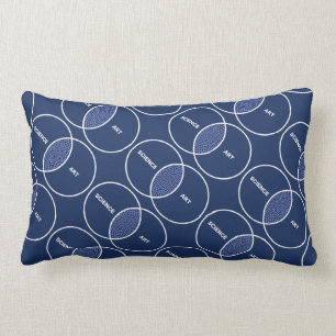 Wissenschaft/Kunst Venn Diagramm Lendenkissen