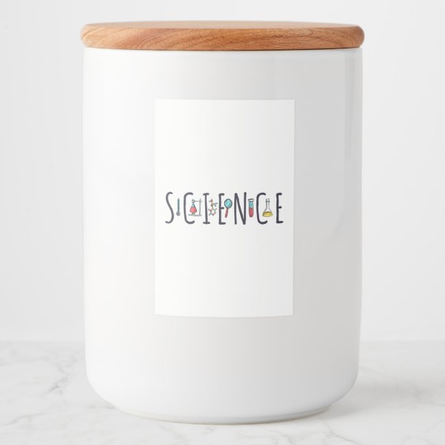 Wissenschaft Lebensmitteletikett (Vorderseite)