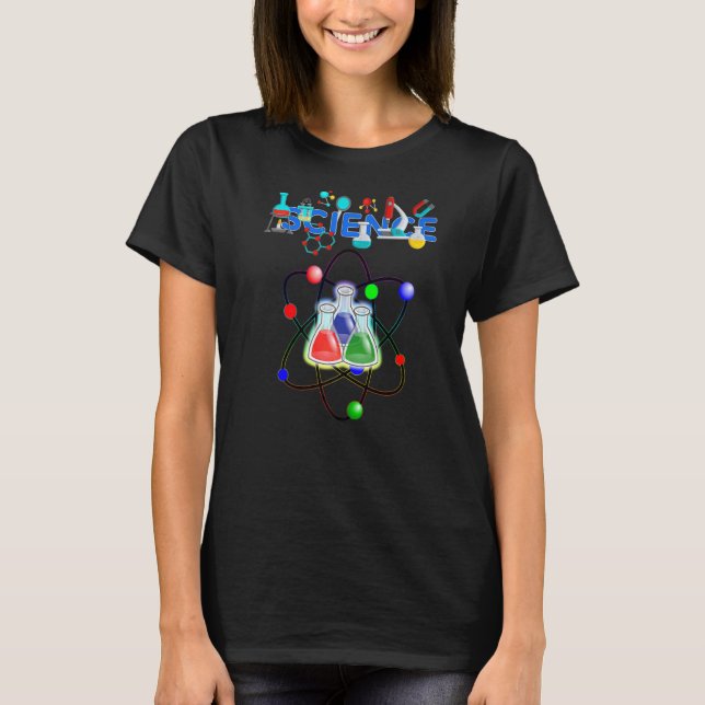 Wissenschaft Lover I Liebe Science T-Shirt (Vorderseite)