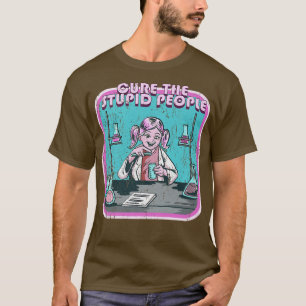 Wissenschaft Lustig Sarkastisch Vintage Retro Prem T-Shirt