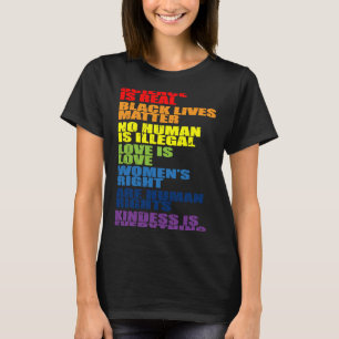 Wissenschaft Menschenrechte Frauenrechte T-Shirt