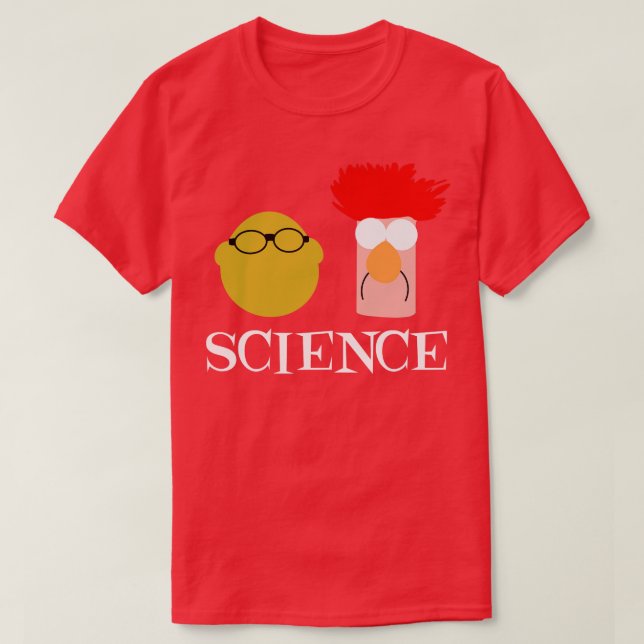 Wissenschaft mit Bunsen und Beaker T-Shirt (Design vorne)