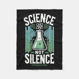 Wissenschaft nicht Stille unterstützen das Bewusst Fleecedecke