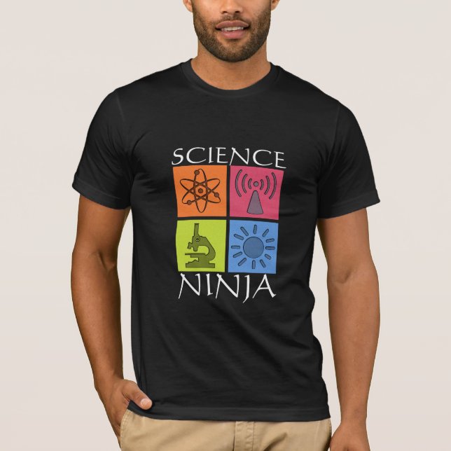Wissenschaft Ninja T - Shirt (Vorderseite)