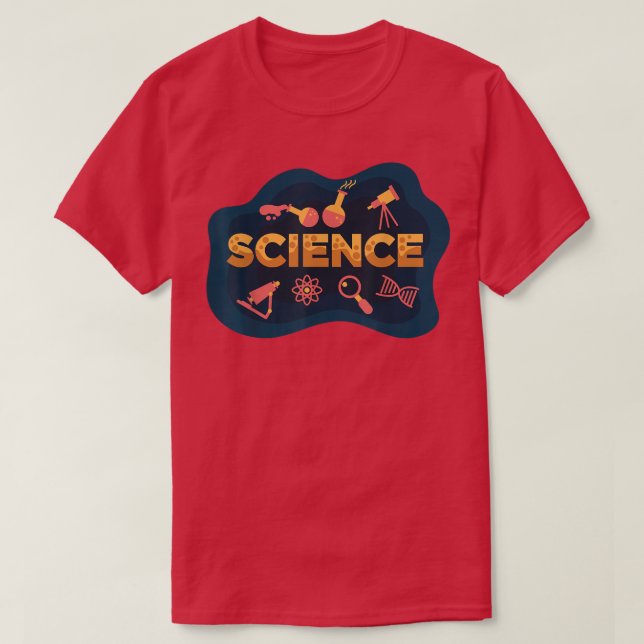 Wissenschaft - Physik Raum DNA T-Shirt (Design vorne)
