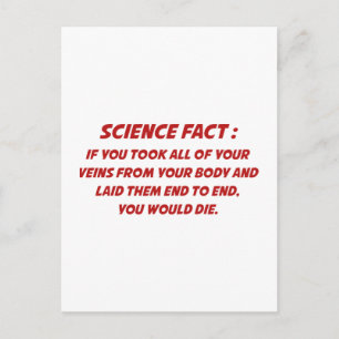 Wissenschaft Postkarte