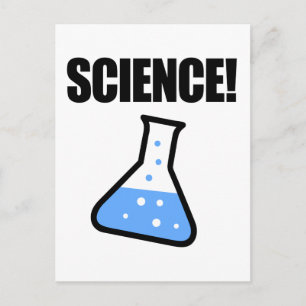 Wissenschaft! Postkarte