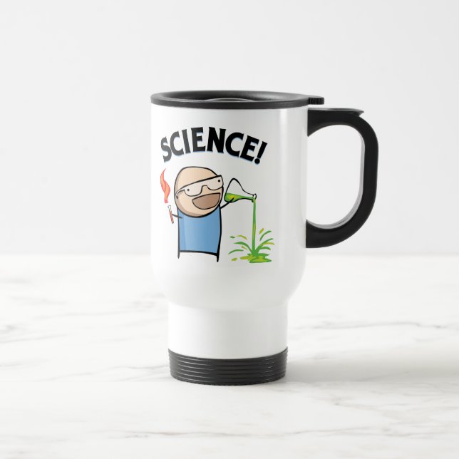 WISSENSCHAFT! Reise-Tasse Reisebecher (Rechts)