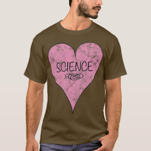 Wissenschaft Retro Vintage Herz Premium T-Shirt