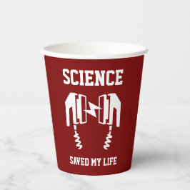 Wissenschaft Rettete mein Leben Pappbecher