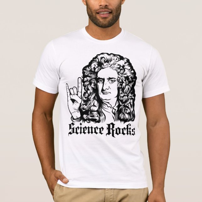 Wissenschaft Sir-Isaac Newton schaukelt Shirts (Vorderseite)