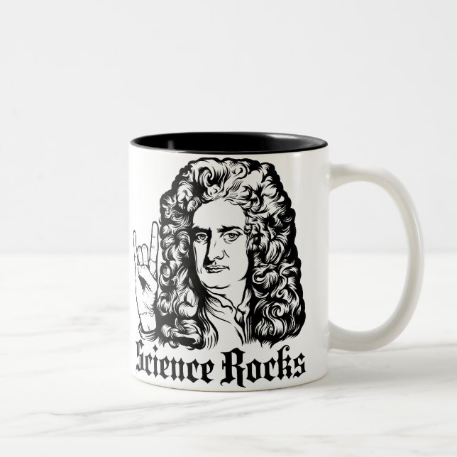 Wissenschaft Sir-Isaac Newton schaukelt Tassen (Rechts)