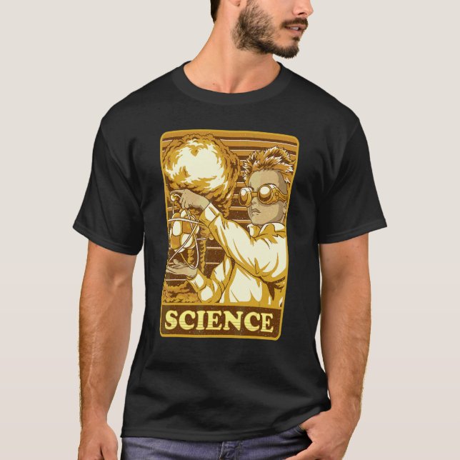 Wissenschaft Spaß Nukleare Explosion Blast Physik  T-Shirt (Vorderseite)