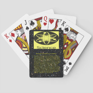 Wissenschaft Spielkarten Deck