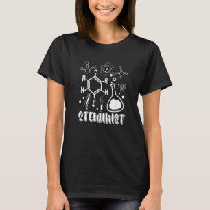 Wissenschaft Steminist Stem Technologie Lehrer 3 T-Shirt