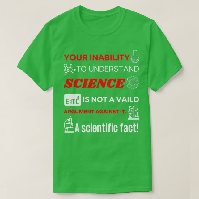 Wissenschaft T T-Shirt (Design vorne)