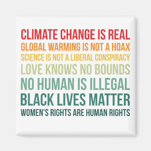 Wissenschaft und globale Erwärmung des Klimawandel Magnet