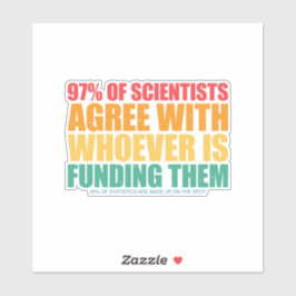 Wissenschaft und Statistik Aufkleber