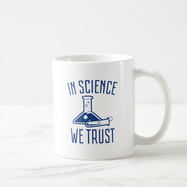 Wissenschaft Vertrauen Kaffeetasse (Rechts)