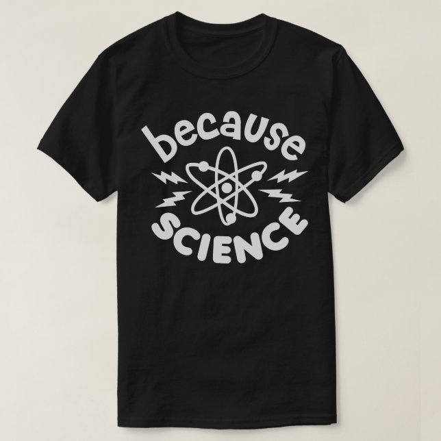 Wissenschaft weiß T-Shirt (Design vorne)