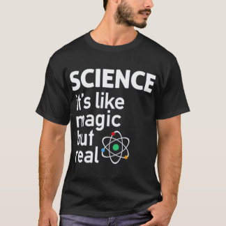 Wissenschaft wie Magie, aber echte Freunde Junge T-Shirt