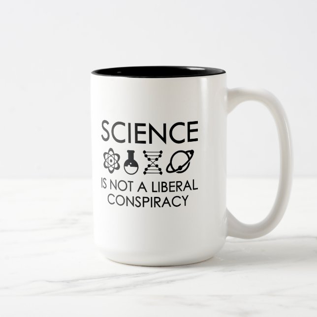 Wissenschaft Zweifarbige Tasse (Rechts)
