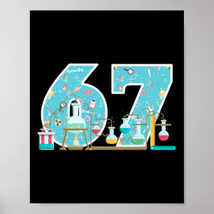 Wissenschaftler 67 Geburtstagsfeier Labor Stem Che Poster