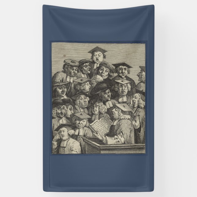Wissenschaftler an einer Vorlesung (von William Ho Banner (Vertikal)