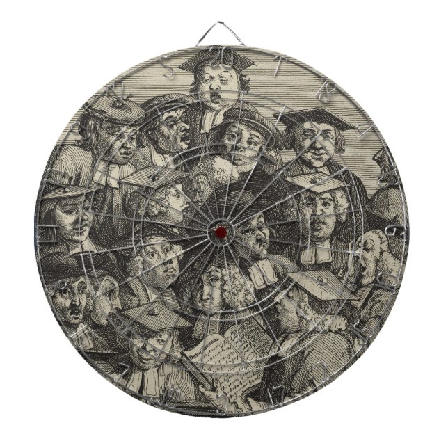 Wissenschaftler an einer Vorlesung (von William Ho Dartscheibe (vorne)