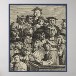 Wissenschaftler an einer Vorlesung (von William Ho Poster