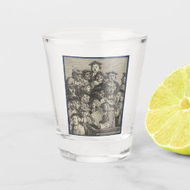 Wissenschaftler an einer Vorlesung (von William Ho Schnapsglas