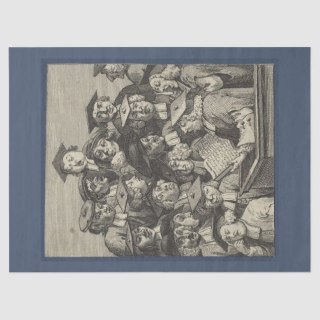 Wissenschaftler an einer Vorlesung (von William Ho Seidenpapier (Vorderseite)