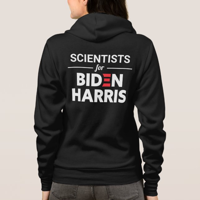 Wissenschaftler für den benutzerdefinierten Text v Hoodie (Rückseite)