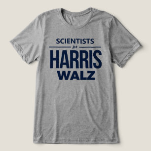 Wissenschaftler für Harris Walz Tri-Blend Shirt