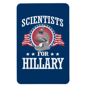 WISSENSCHAFTLER FÜR HILLARY MAGNET