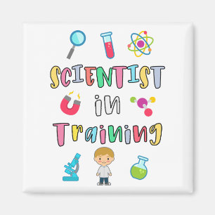 Wissenschaftler in Ausbildung für junge Wissenscha Magnet