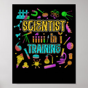 Wissenschaftler in der Ausbildung von Wissenschaft Poster