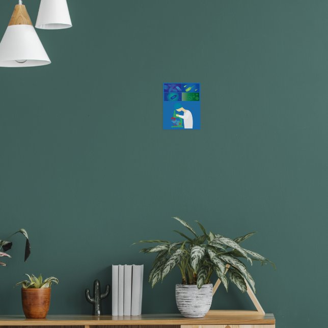 Wissenschaftler Poster (Wohnzimmer 1)