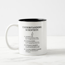 Wissenschaftler verstehen - Funny Definitions Zweifarbige Tasse