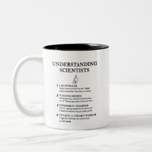 Wissenschaftler verstehen - Funny Definitions Zweifarbige Tasse
