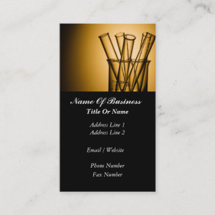 Wissenschaftler-Visitenkarte Visitenkarte