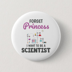 Wissenschaftler-weiß Button