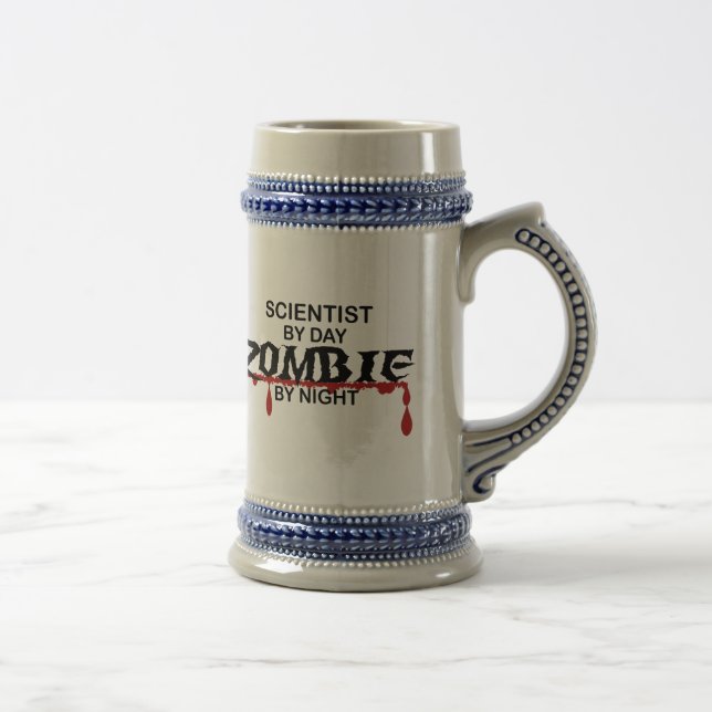 Wissenschaftler-Zombie Bierglas (Rechts)