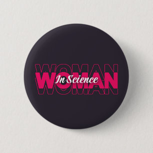 Wissenschaftlerin Button