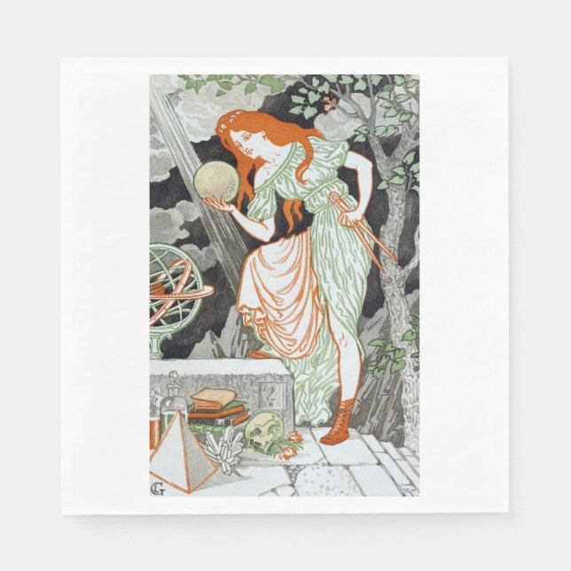 Wissenschaftlerinnen (Frauen in Wissenschaft und T Serviette (Vorderseite)